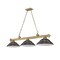 Z-Lite Cordon 3 Light Billiard, Rubbed Brass & Bronze 2306-3RB-SBRZ - alternate 8